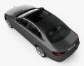 Mercedes-Benz E级 Exclusive line 轿车 2023 3D模型 顶视图