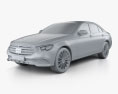 Mercedes-Benz E级 Exclusive line 轿车 2023 3D模型 clay render