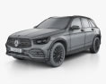 Mercedes-Benz GLC-class L 2022 3d model wire render