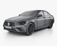 Mercedes-Benz Clase E AMG S Sedán 2023 Modelo 3D wire render