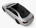 Mercedes-Benz E级 AMG S 轿车 2023 3D模型 顶视图