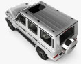 Mercedes-Benz G级 (W463) AMG 带内饰 2022 3D模型 顶视图