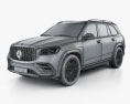 Mercedes-Benz GLS 클래스 AMG US-spec 2024 3D 모델  wire render