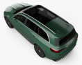 Mercedes-Benz GLS-Klasse AMG US-spec 2024 3D-Modell Draufsicht