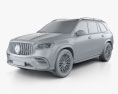Mercedes-Benz GLS级 AMG US-spec 2024 3D模型 clay render