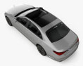 Mercedes-Benz S-Klasse (V223) LWB  2024 3D-Modell Draufsicht