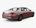 Mercedes-Benz S 클래스 Maybach 2024 3D 모델  back view