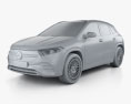 Mercedes-Benz EQA AMG-Line Edition 1 2024 Modèle 3d clay render
