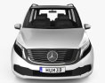 Mercedes-Benz EQV 2024 3D模型 正面图