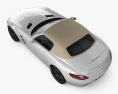 Mercedes-Benz SLS级 雙座敞篷車 2014 3D模型 顶视图