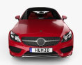 Mercedes-Benz C级 coupe AMG-Line 带内饰 2018 3D模型 正面图