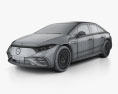Mercedes-Benz EQS AMG-Line 2024 Modèle 3d wire render