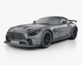 Mercedes-Benz AMG GT4 2021 3D модель wire render
