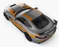 Mercedes-Benz AMG GT4 2021 3D-Modell Draufsicht