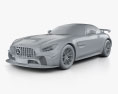 Mercedes-Benz AMG GT4 2021 3d model clay render