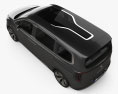 Mercedes-Benz EQT 2024 3D模型 顶视图