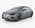 Mercedes-Benz EQE Electric Art Line 2018 Modello 3D wire render