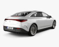 Mercedes-Benz EQE AMG Line Edition 1 2024 3D-Modell Rückansicht
