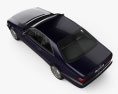 Mercedes-Benz CL-Klasse 1998 3D-Modell Draufsicht