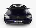 Mercedes-Benz Clase CL 1998 Modelo 3D vista frontal