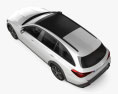 Mercedes-Benz C-Klasse All-Terrain 2024 3D-Modell Draufsicht