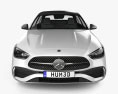 Mercedes-Benz C级 e AMG-line 2023 3D模型 正面图