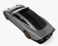 Mercedes-Benz Vision EQXX 2024 Modello 3D vista dall'alto