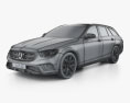 Mercedes-Benz E 클래스 All-Terrain 2023 3D 모델  wire render