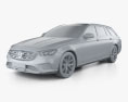 Mercedes-Benz E-class All-Terrain 2023 3d model clay render
