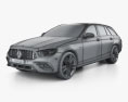 Mercedes-Benz E级 estate AMG 2023 3D模型 wire render