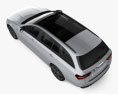 Mercedes-Benz E级 estate de AMG Line 2023 3D模型 顶视图
