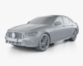 Mercedes-Benz E级 轿车 AMG 2023 3D模型 clay render