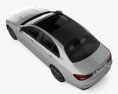 Mercedes-Benz E-Klasse sedan e AMG Line 2023 3D-Modell Draufsicht
