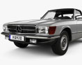 Mercedes-Benz SL级 敞篷车 带内饰 1977 3D模型