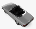 Mercedes-Benz SL级 敞篷车 带内饰 1977 3D模型 顶视图