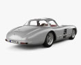 Mercedes-Benz SLR 300 Uhlenhaut Coupe with HQ interior 1958 3d model back view