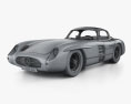 Mercedes-Benz SLR 300 Uhlenhaut Coupe with HQ interior 1958 3d model wire render