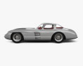 Mercedes-Benz SLR 300 Uhlenhaut Coupe with HQ interior 1958 3d model side view