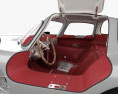 Mercedes-Benz SLR 300 Uhlenhaut Coupe 인테리어 가 있는 1958 3D 모델  seats