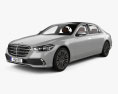 Mercedes-Benz S级 LWB 带内饰 2024 3D模型