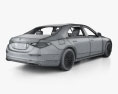 Mercedes-Benz Sクラス LWB インテリアと 2024 3Dモデル