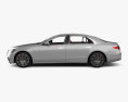 Mercedes-Benz Sクラス LWB インテリアと 2024 3Dモデル side view