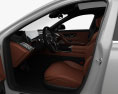 Mercedes-Benz S-Klasse LWB mit Innenraum 2024 3D-Modell seats