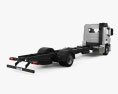 Mercedes-Benz Actros Classic Space M-cab Chassis Truck 2-axle 2022 3d model back view