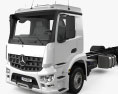 Mercedes-Benz Actros Classic Space M-cab Chassis Truck 2-axle 2022 3d model