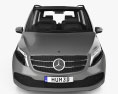 Mercedes-Benz V级 Avantgarde Line 2022 3D模型 正面图
