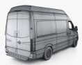 Mercedes-Benz Sprinter Panel Van SWB SHR with HQ interior 2016 3D модель
