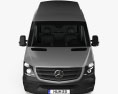 Mercedes-Benz Sprinter Panel Van SWB SHR with HQ interior 2016 3D 모델  front view