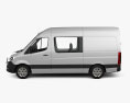 Mercedes-Benz Sprinter Crew Van L2H2 with HQ interior 2022 3Dモデル side view