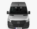 Mercedes-Benz Sprinter Crew Van L2H2 with HQ interior 2022 3D 모델  front view